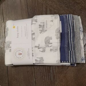 Burts Bees Burp Cloths